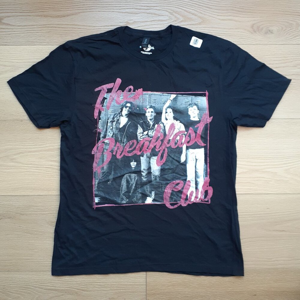 The Breakfast Club - New Large Black T-Shirt